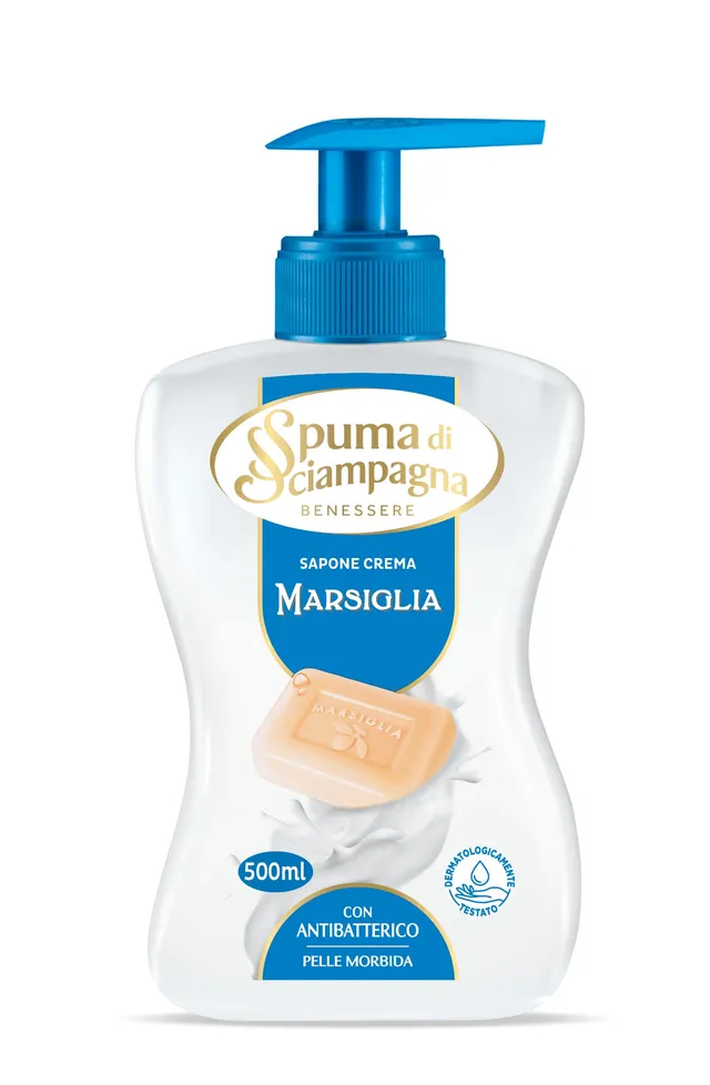 spuma-di-sciampagna-sapone-liquido-mani-marsiglia-500-ml-sapone-di-origine-natur image 1