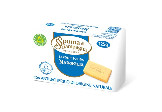 spuma-di-sciampagna-saponetta-marsiglia-sapone-solido-per-viso-e-persona-125-g image 1