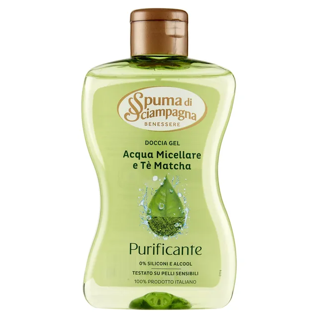 spuma-di-sciampagna-doccia-gel-purificante-acqua-micellare-e-t-matcha-300-ml-gel image 1