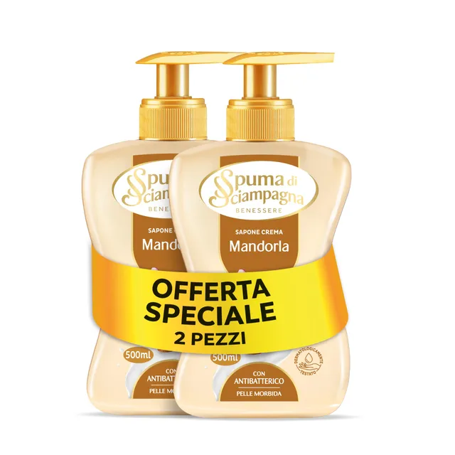spuma-di-sciampagna-sapone-liquido-mani-idratante-latte-di-mandorla-e-burro-di-k-2 image 1