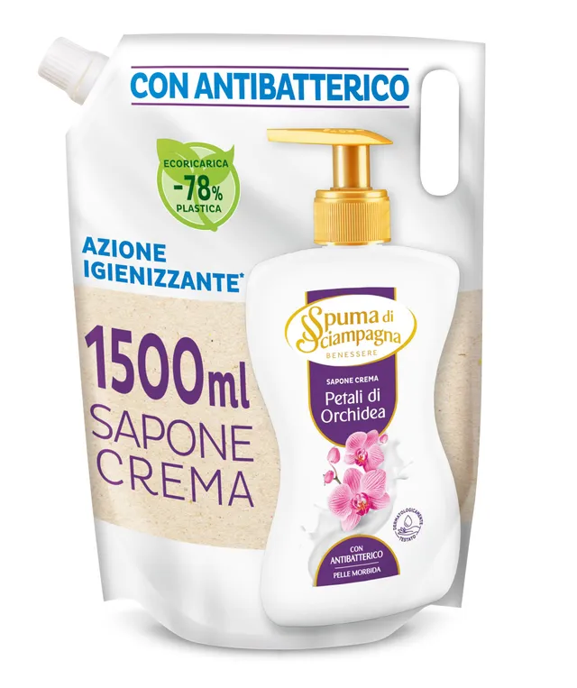 spuma-di-sciampagna-ecoricarica-sapone-liquido-mani-ametista-e-orchidea-1500-ml- image 1