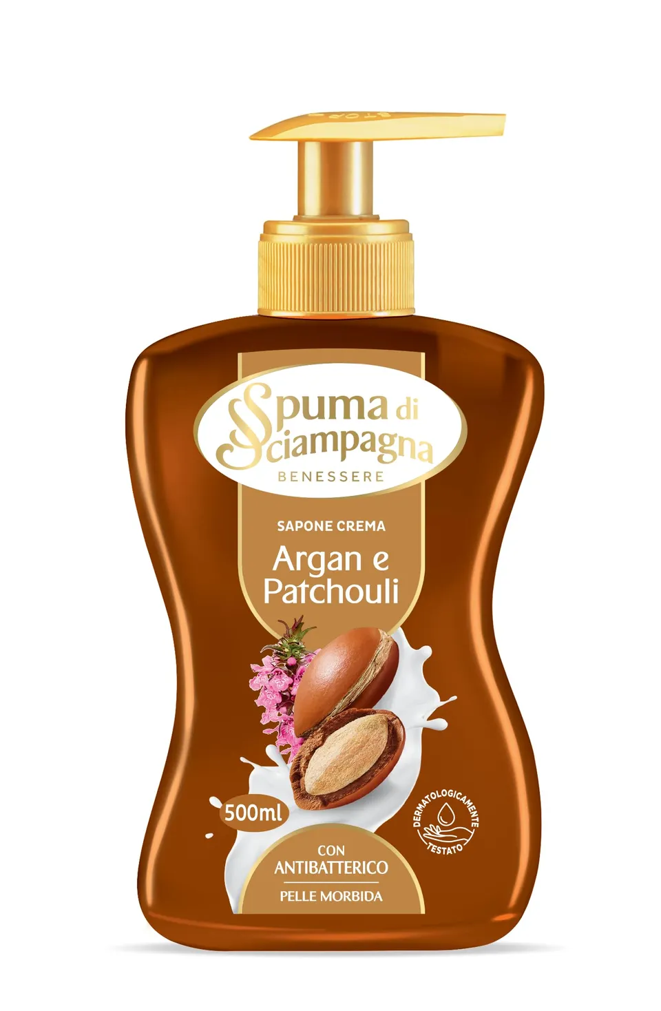 spuma-di-sciampagna-saponec-liquido-mani-nutriente-olio-di-argan-e-patchouli-500 image 1