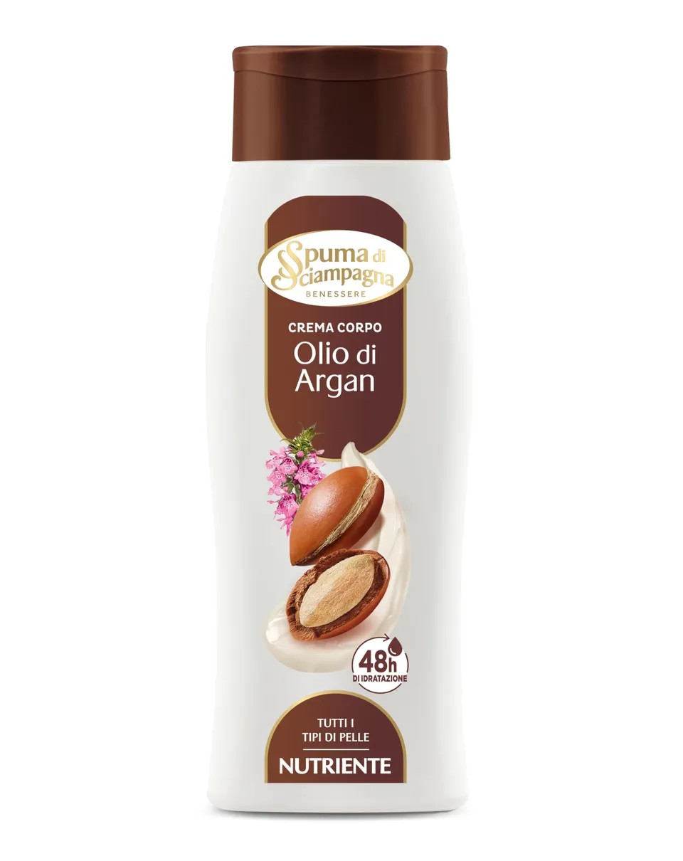 spuma-di-sciampagna-crema-corpo-nutriente-olio-di-argan-crema-fluida-con-karit-e image 1