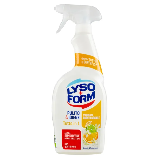 lysoform-tutto-in-1-arancia-e-bergamotto-detergente-disinfettante-multiuso-700-m image 1