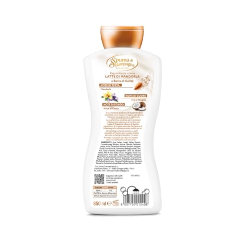 spuma-di-sciampagna-bagnodoccia-crema-idratante-mandorla-e-karit-650-ml-gel-docc image 8
