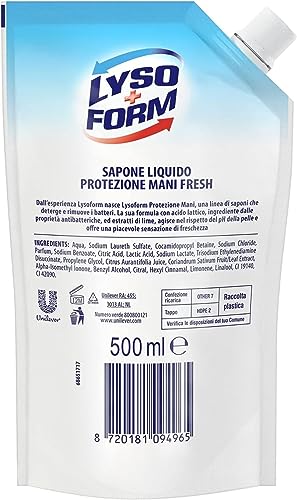 lysoform-protezione-mani-sapone-liquido-ricarica-con-acido-lattico-ed-estratti-d image 4