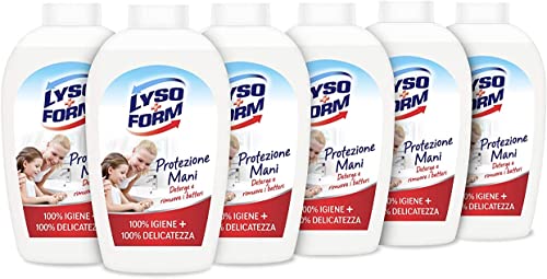 lysoform-ricarica-sapone-igienizzante-mani-delicatezza-freschezza-6-x-250-ml-sap image 2