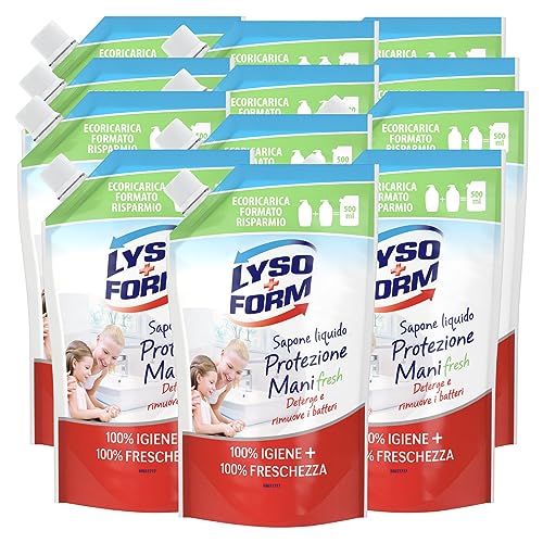 lysoform-protezione-mani-sapone-liquido-ricarica-10-x-500-ml-con-acido-lattico-e image 4