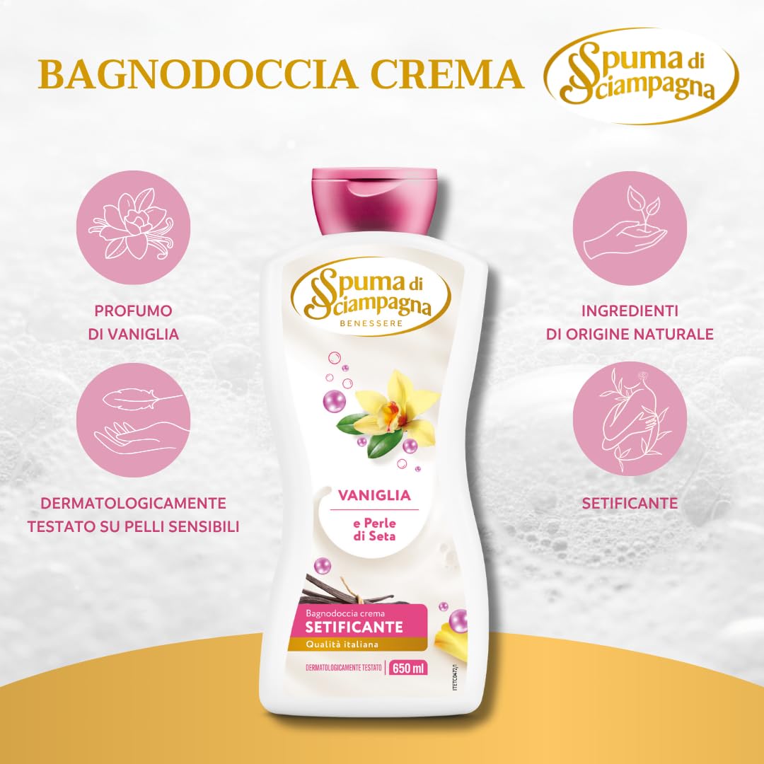 spuma-di-sciampagna-bagnodoccia-crema-setificante-seta-e-vaniglia-650-ml-ph-neut image 3