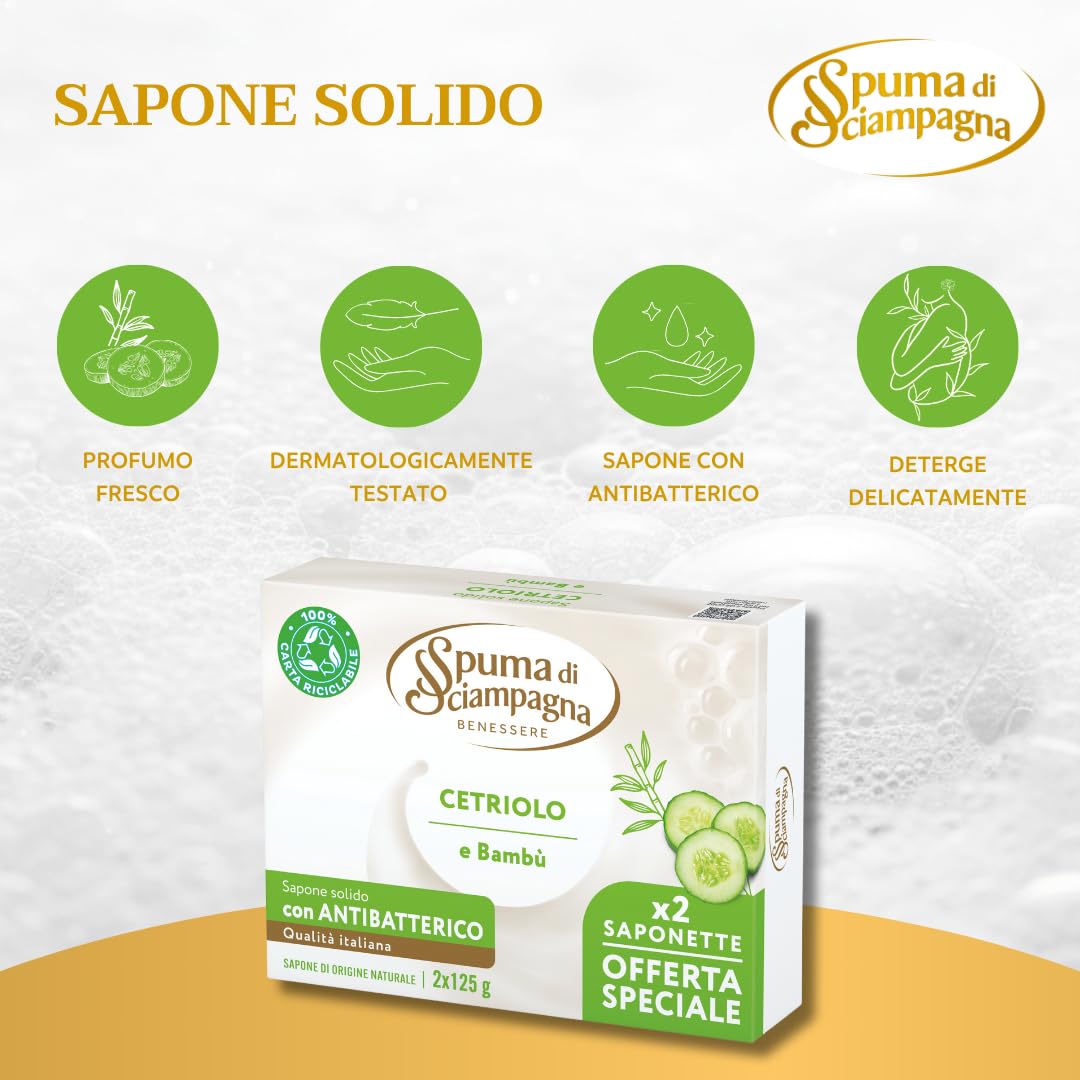 spuma-di-sciampagna-saponetta-cetriolo-e-bamb-sapone-solido-igienizzante-e-antib image 3