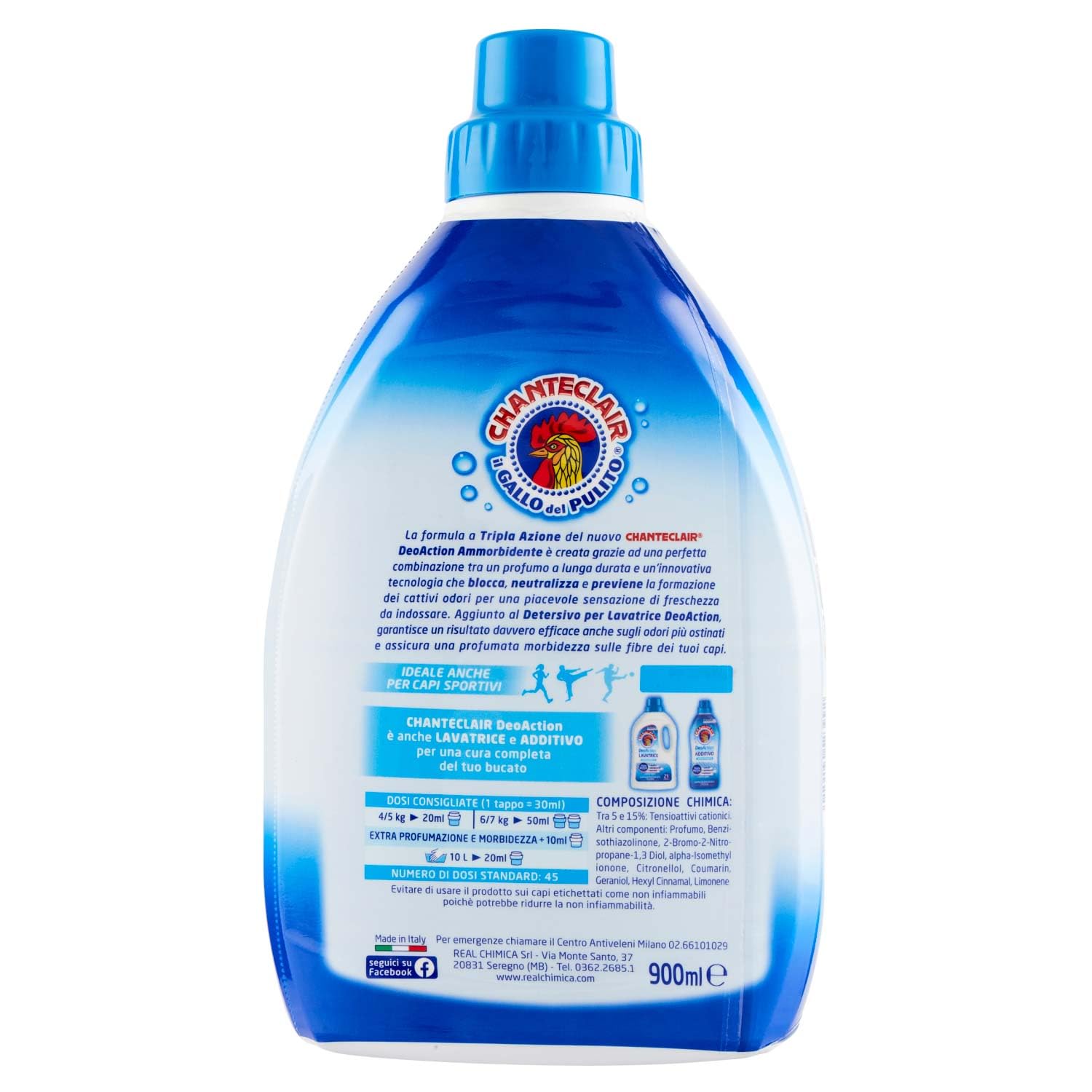 chanteclair-ammorbidente-deoaction-900-ml-45-lavaggi-tripla-azione-anti-odori image 4
