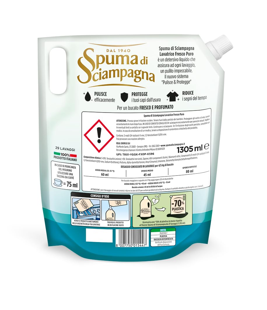 spuma-di-sciampagna-ecoricarica-detersivo-fresco-puro-1305-ml-29-lavaggi-tecnolo image 2