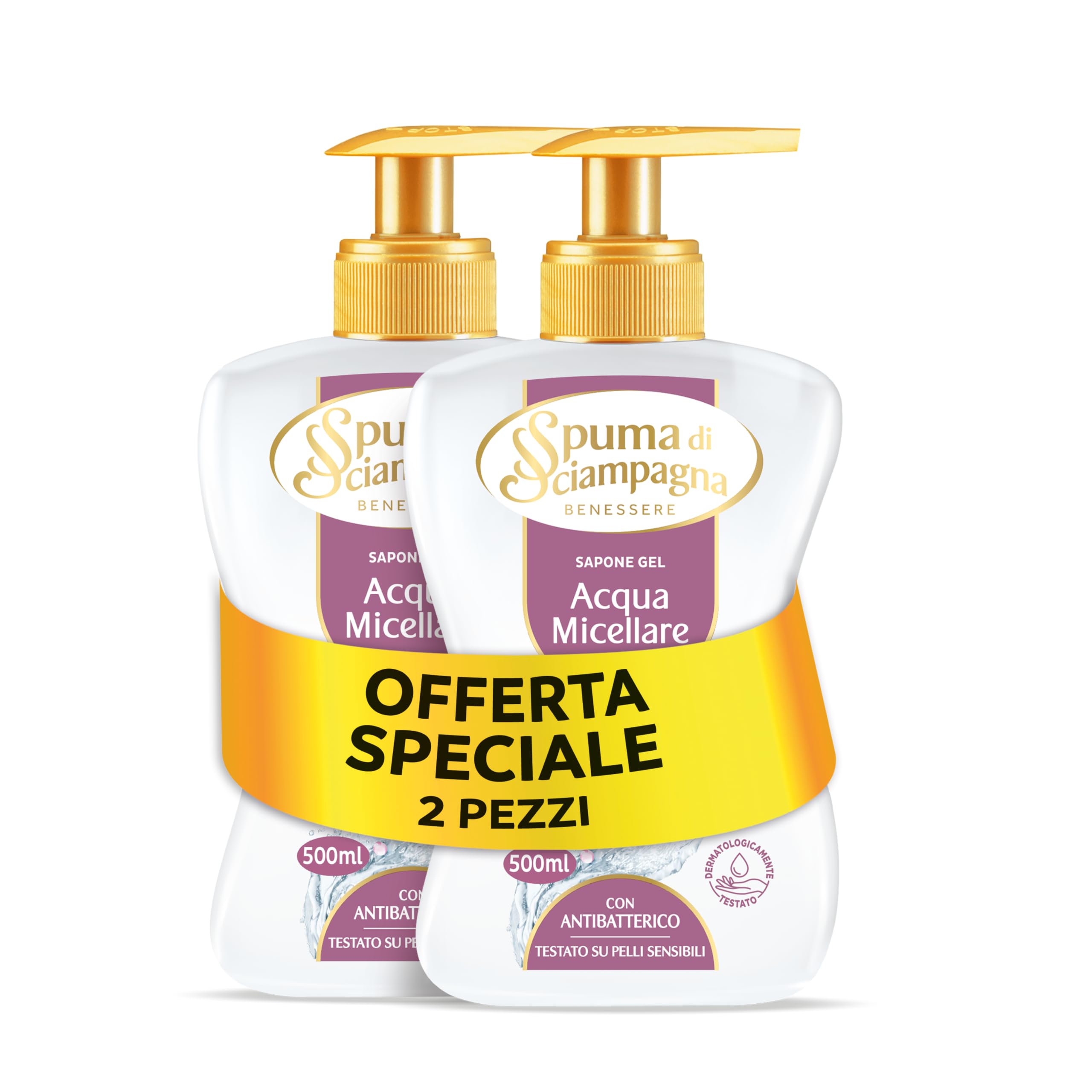spuma-di-sciampagna-sapone-liquido-gel-mani-e-viso-acqua-micellare-500-ml image 2