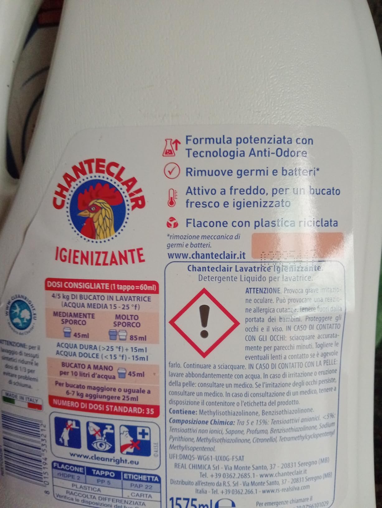 Bucato igienizzato davvero