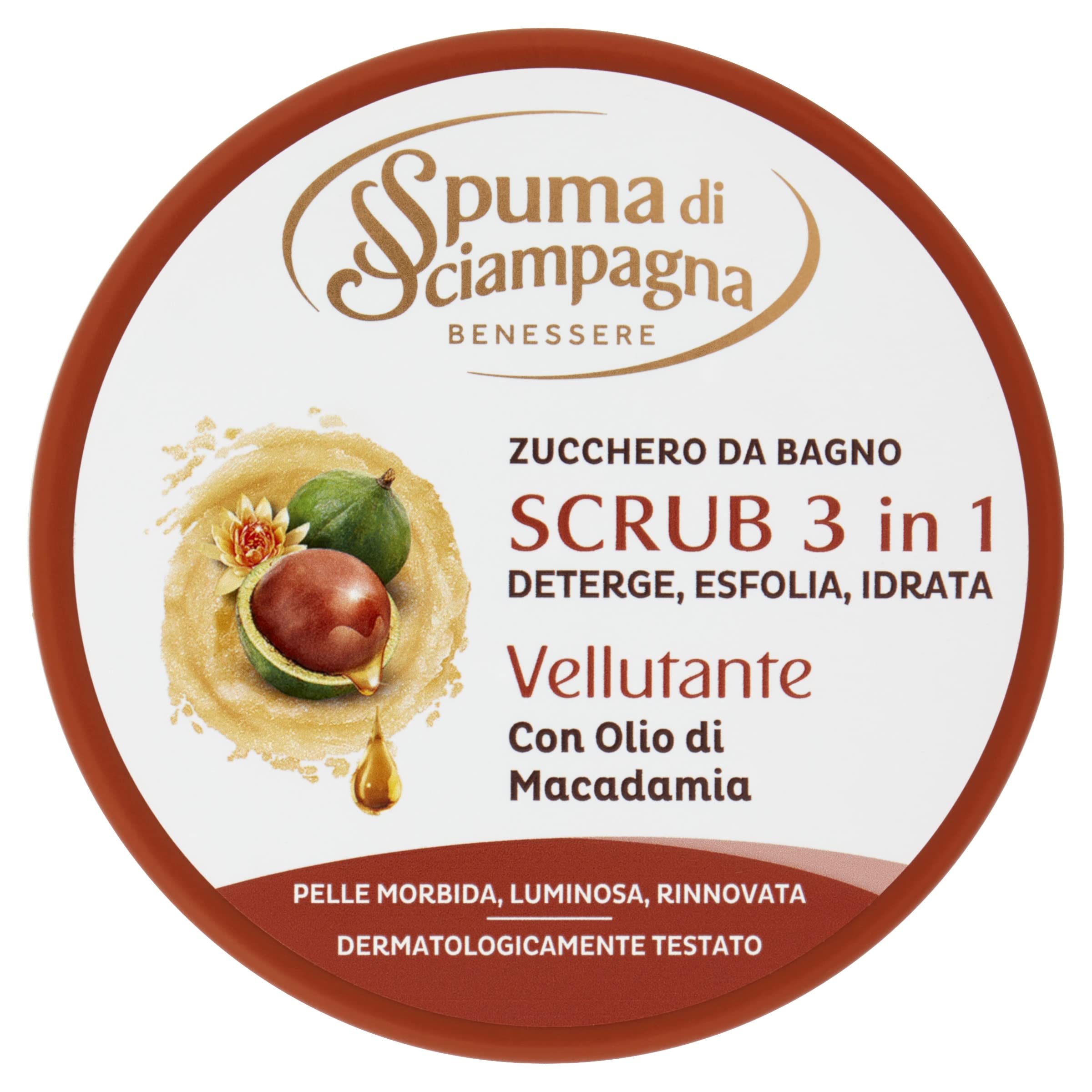 spuma-di-sciampagna-scrub-3-in-1-vellutante-con-olio-di-macadamia-e-argan-250-ml image 2