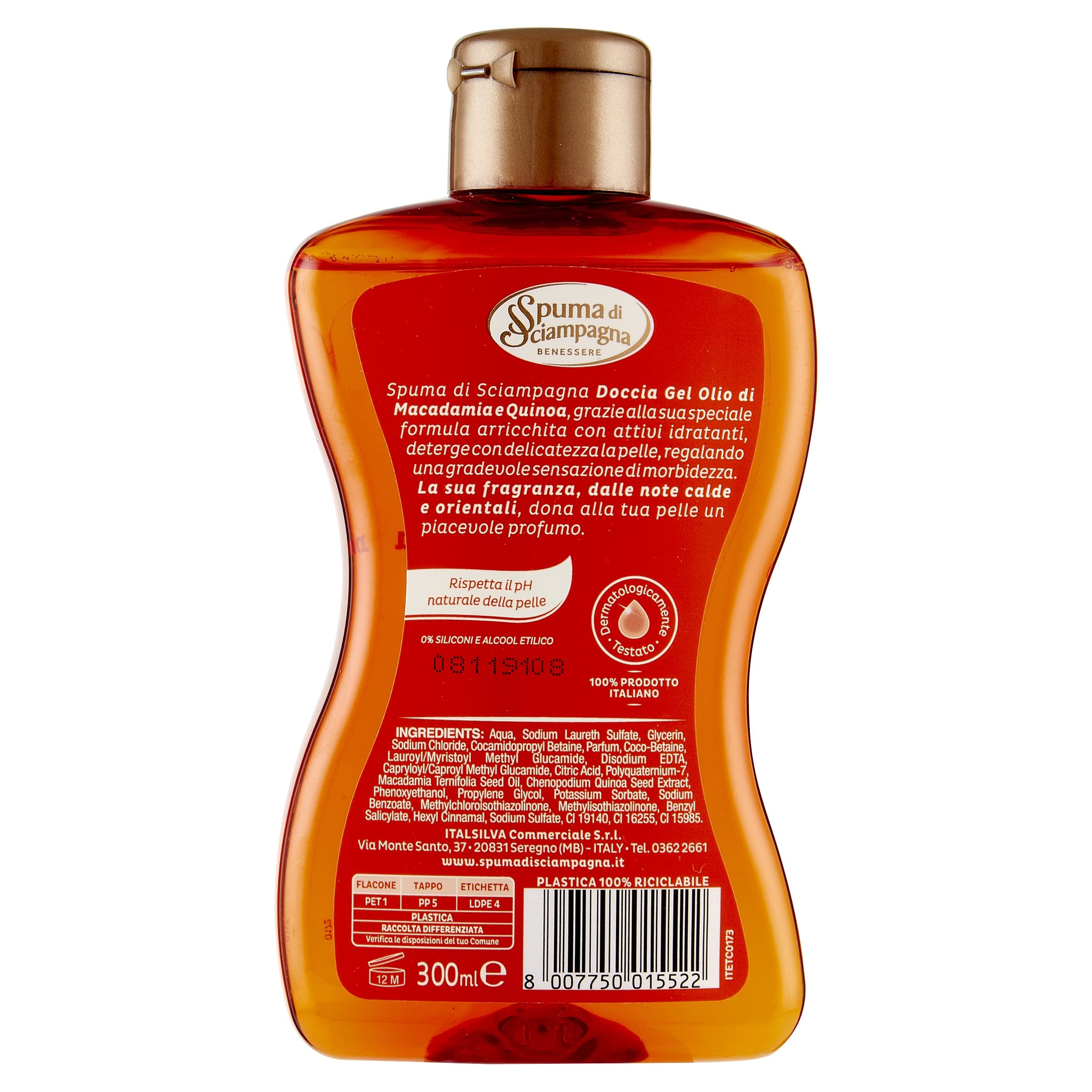spuma-di-sciampagna-doccia-gel-vellutante-olio-di-macadamia-e-quinoa-300-ml-gel- image 2